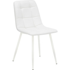Стул Leset Скай металл белый/экокожа белая