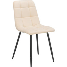 Стул Leset Скай металл черный/велюр бежевый Т01