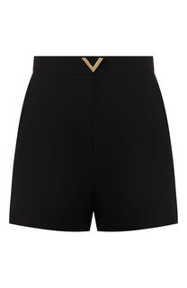Шорты из смеси шерсти и шелка Valentino