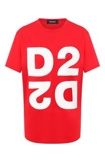 Хлопковая футболка Dsquared2