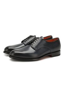 Кожаные дерби Santoni