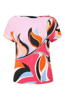 Топ из смеси вискозы и шелка Emilio Pucci