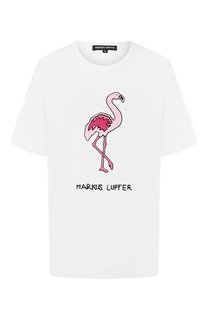 Хлопковая футболка Markus Lupfer