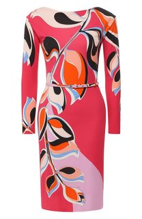 Платье с поясом Emilio Pucci