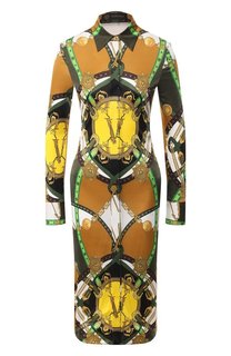 Платье с принтом Versace