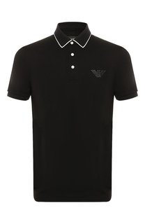 Хлопковое поло Emporio Armani