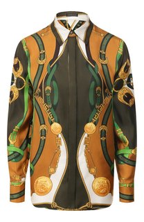 Шелковая рубашка Versace