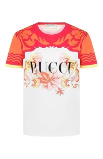 Хлопковая футболка Emilio Pucci