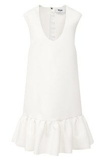 Платье с оборкой MSGM