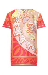 Шелковый топ Emilio Pucci