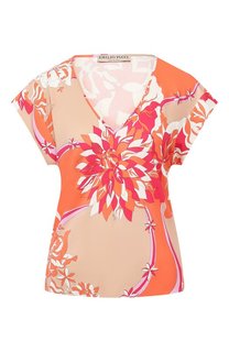 Топ из смеси вискозы и шелка Emilio Pucci