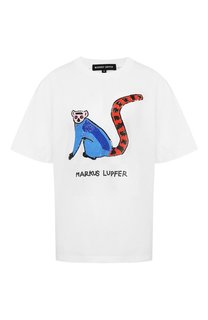 Хлопковая футболка Markus Lupfer