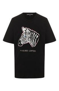 Хлопковая футболка Markus Lupfer