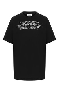 Хлопковая футболка Burberry