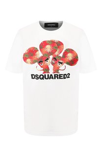 Хлопковая футболка Dsquared2