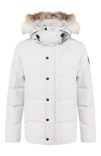 Пуховая парка Wyndham с меховой отделкой Canada Goose