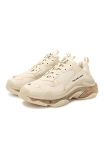 Комбинированные кроссовки Triple S Balenciaga