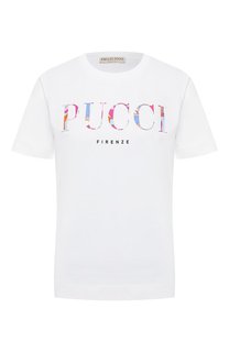 Хлопковая футболка Emilio Pucci