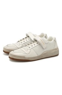 Кожаные кеды Saint Laurent