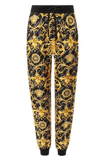 Шелковые брюки Versace