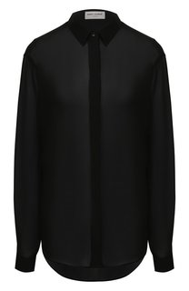 Шелковая рубашка Saint Laurent