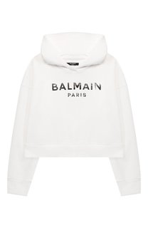 Укороченное худи Balmain