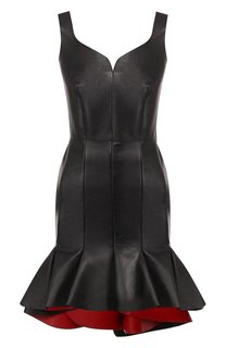 Кожаное платье Alexander McQueen