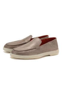 Кожаные лоферы Santoni