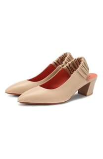 Кожаные туфли Santoni