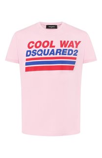 Хлопковая футболка Dsquared2