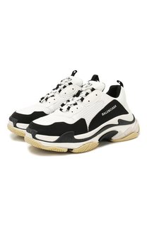 Комбинированные кроссовки Triple S Balenciaga