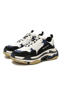 Комбинированные кроссовки Triple S Balenciaga