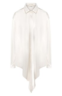 Шелковая рубашка Saint Laurent