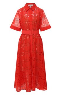 Хлопковое платье Oscar de la Renta