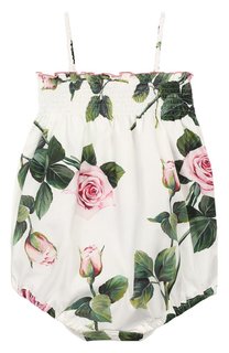 Хлопковый комбинезон Dolce & Gabbana