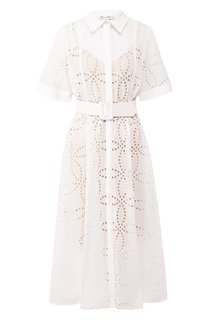 Хлопковое платье Oscar de la Renta