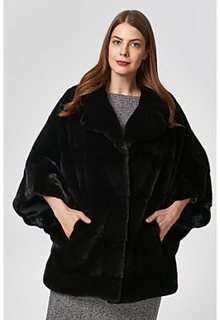 Короткая шуба из аукционного меха норки BLACKGLAMA Fellicci