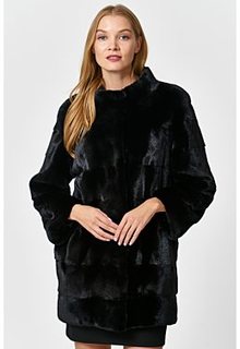 Шуба из аукционного меха норки BLACKGLAMA Fellicci