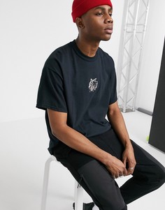 Футболка oversized с принтом HNR LDN-Черный Honour