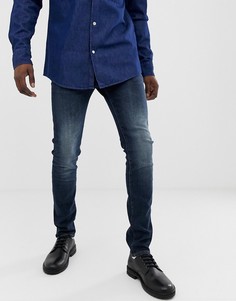 Черно-синие узкие джинсы PS Paul Smith-Синий