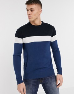 Джемпер с полосками Brave Soul-Синий