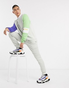 Спортивный костюм колор блок ASOS DESIGN-Мульти