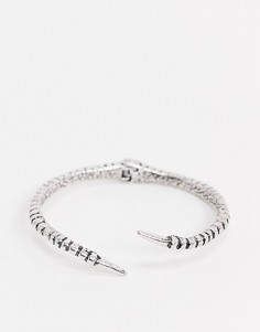 Серебристый браслет ASOS DESIGN-Серебряный