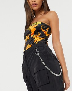 Ремень-цепочка для джинсов SVNX-Серебряный