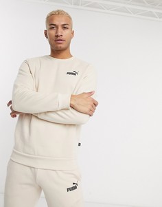 Светло-бежевый свитшот с логотипом Puma