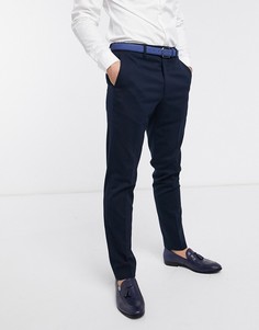 Узкие фланелевые брюки French Connection wedding-Синий