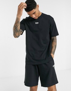 Черная футболка с логотипом adidas Originals-Черный