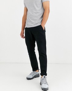 Черные чиносы слим Esprit-Черный