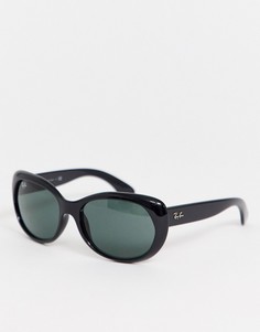 Черные круглые солнцезащитные oversize-очки Ray-Ban 0RB4325-Черный