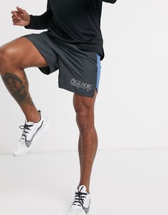 Темно-серые шорты с логотипом Nike Running Challenger-Серый